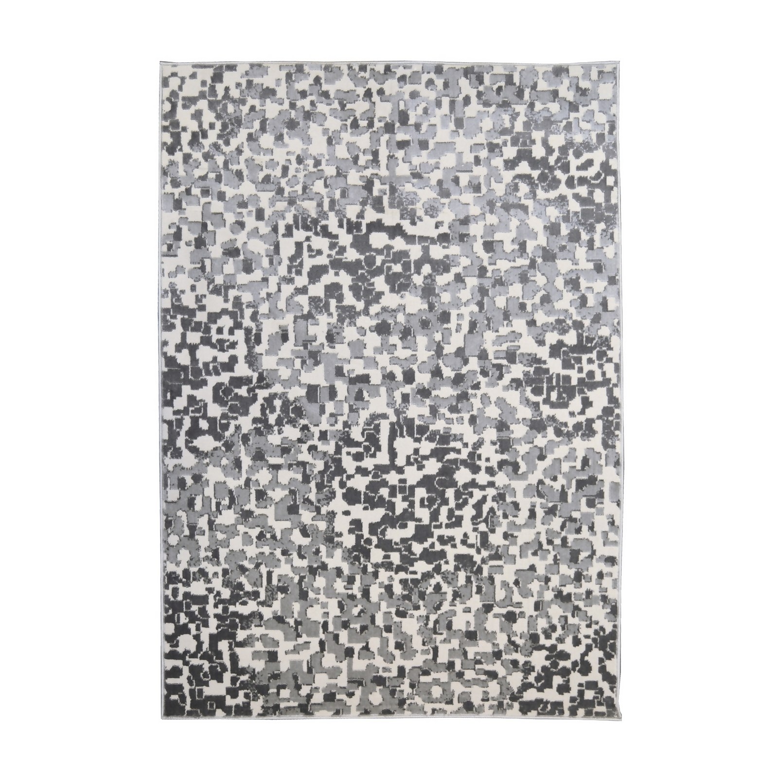 Abstract Pixels Rug - Grey - 160x230cm Price Comparisons | Compare The Build