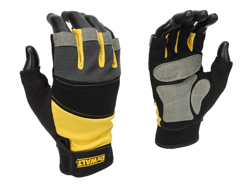 DEWALT DEWDPG213L Fingerless Performance Gloves - Large | Compare The Build