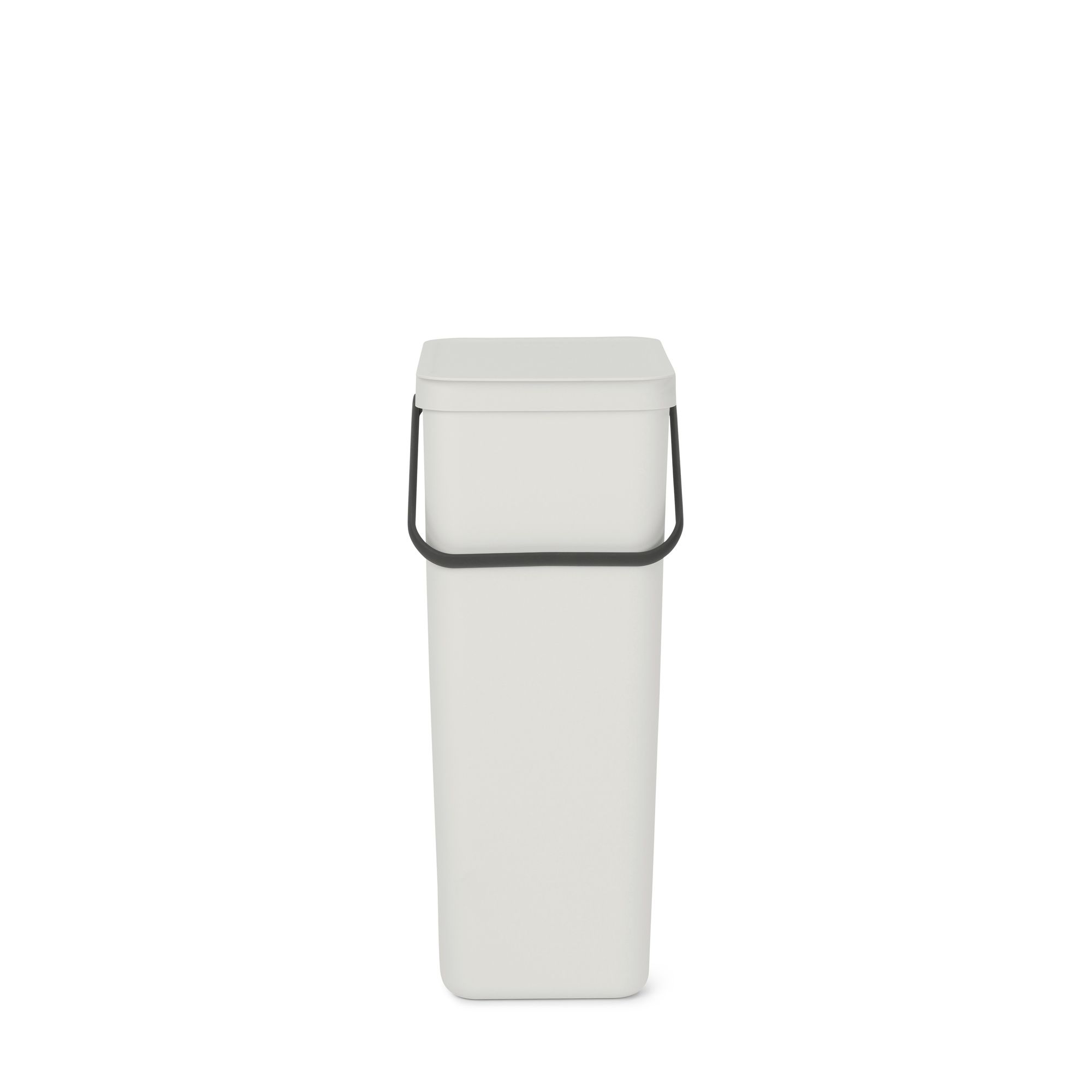 Brabantia Sort & Go Recycle Bins Light Grey Plastic Rectangular Freestanding Kitchen Recycling Bin, 40L | Compare The Build