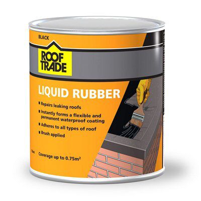 Rooftrade Black Liquid Rubber Roof Sealant 0.75L Price Comparisons | Compare The Build