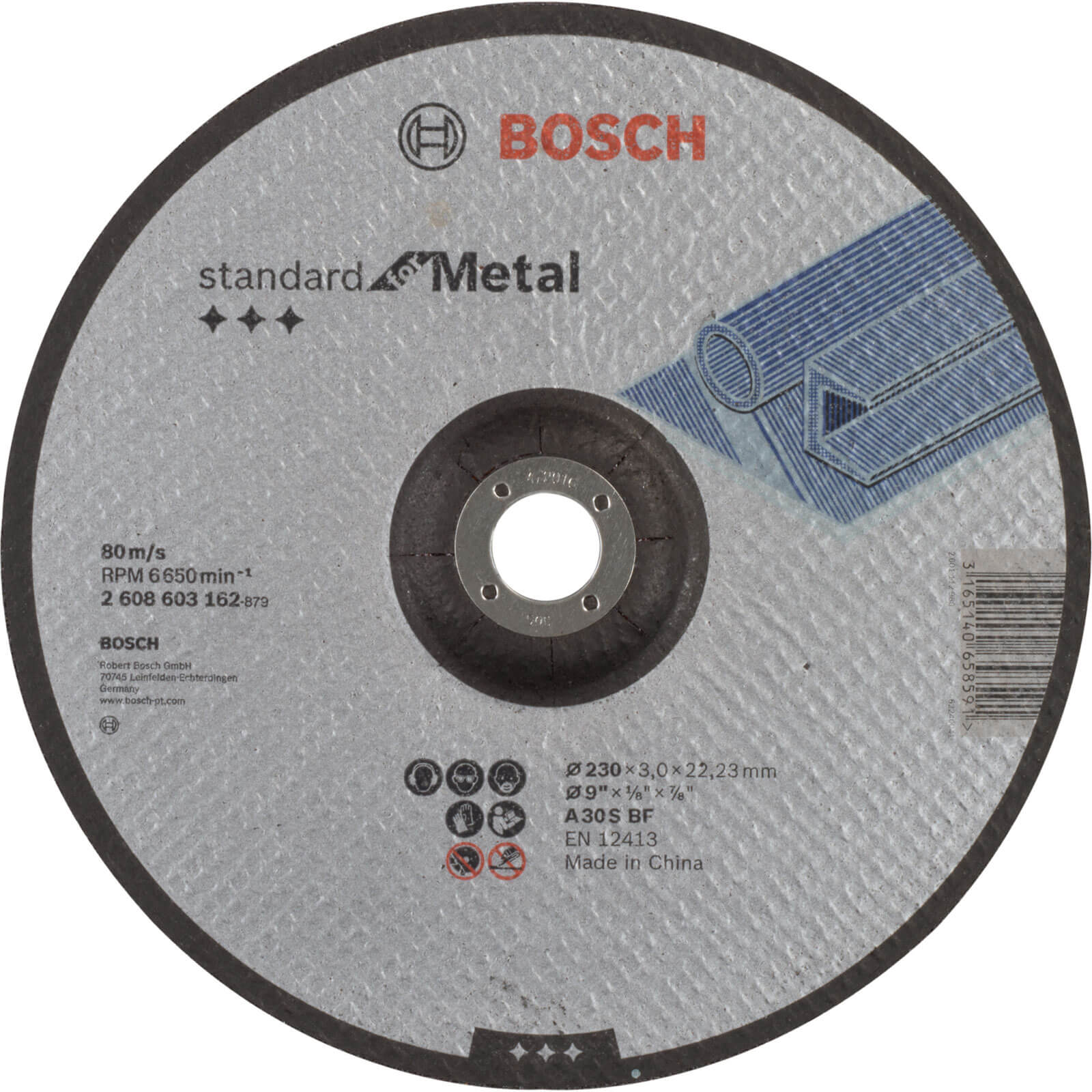 Bosch Standard Depressed Centre Metal Cutting Disc 230mm 3mm 22mm | Compare The Build