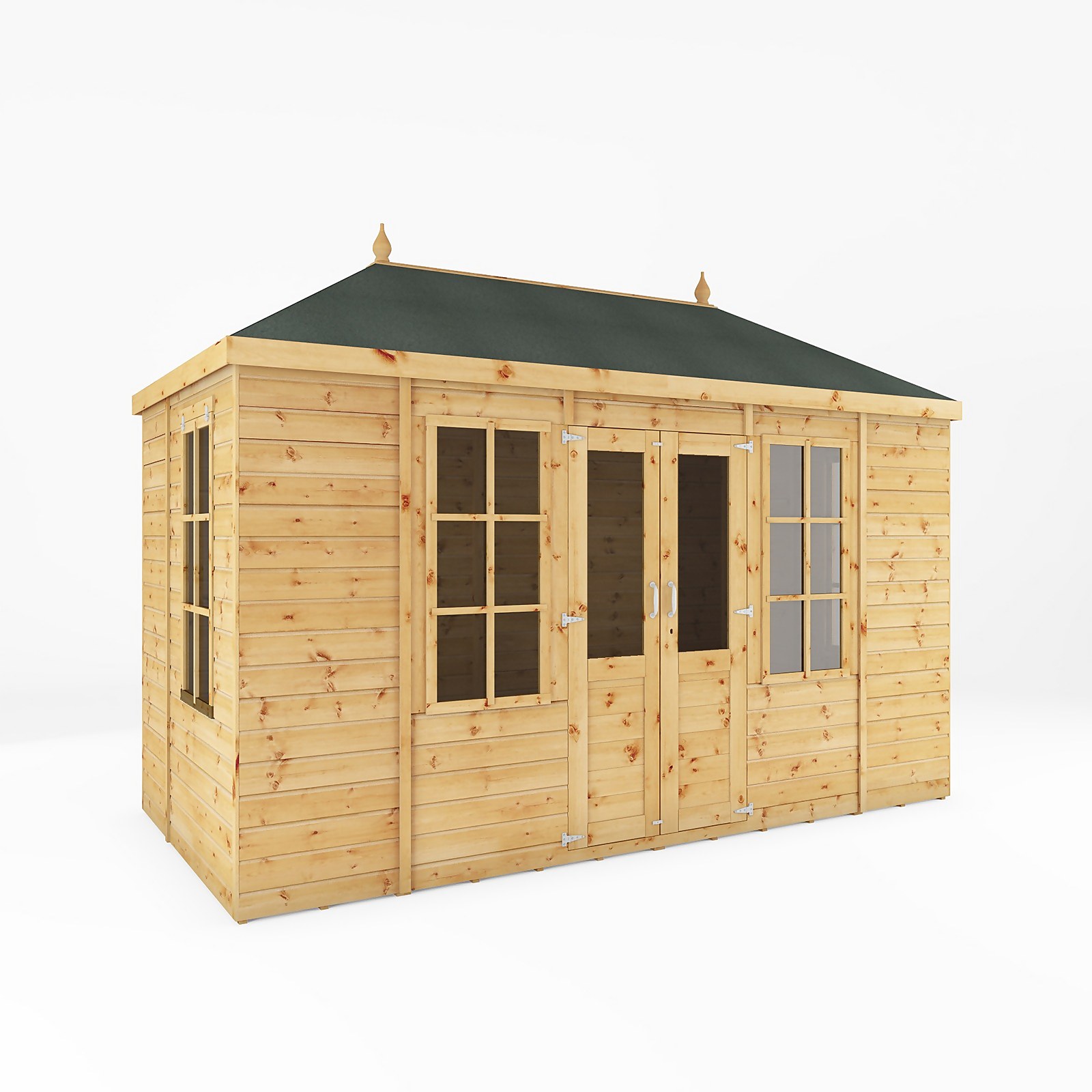Mercia 12ft x 6ft Premium Clover Summerhouse Price Comparisons | Compare The Build