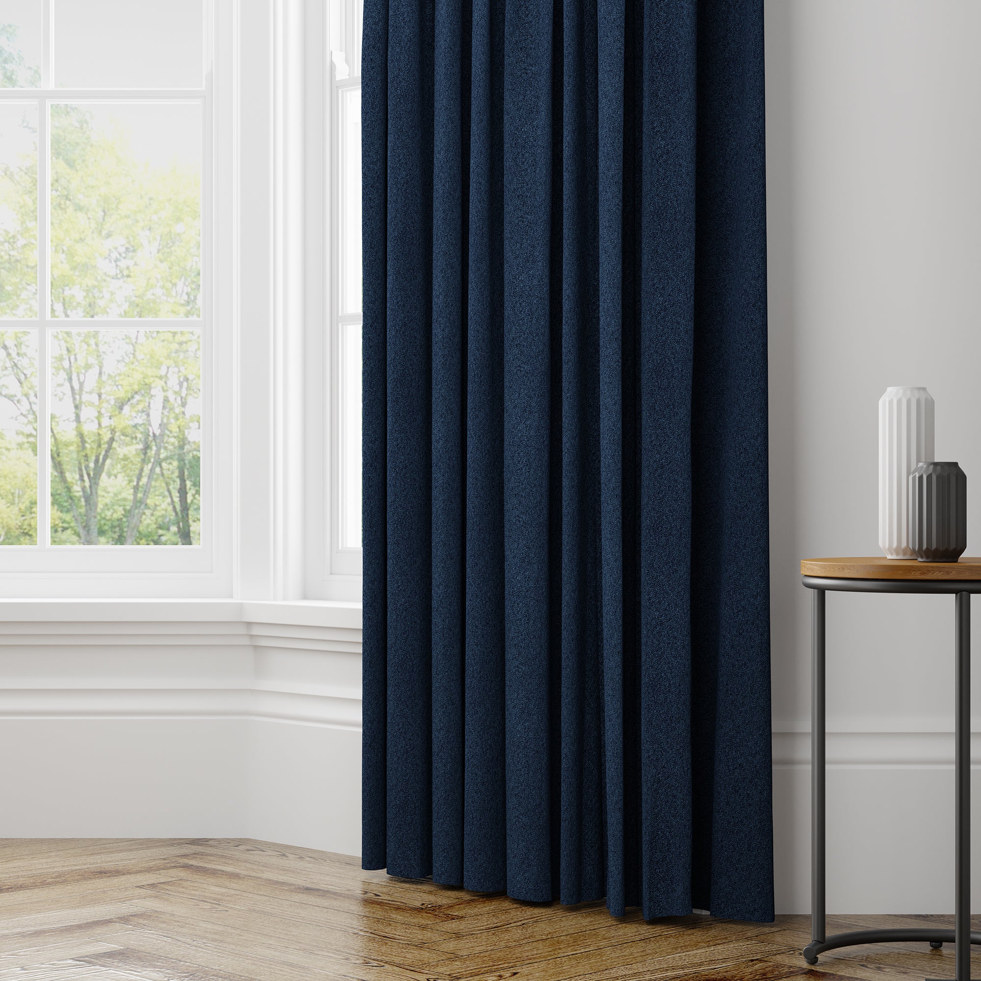 Churchgate Boucle Made to Measure Curtains Churchgate Boucle Indigo Price Comparisons | Compare The Build