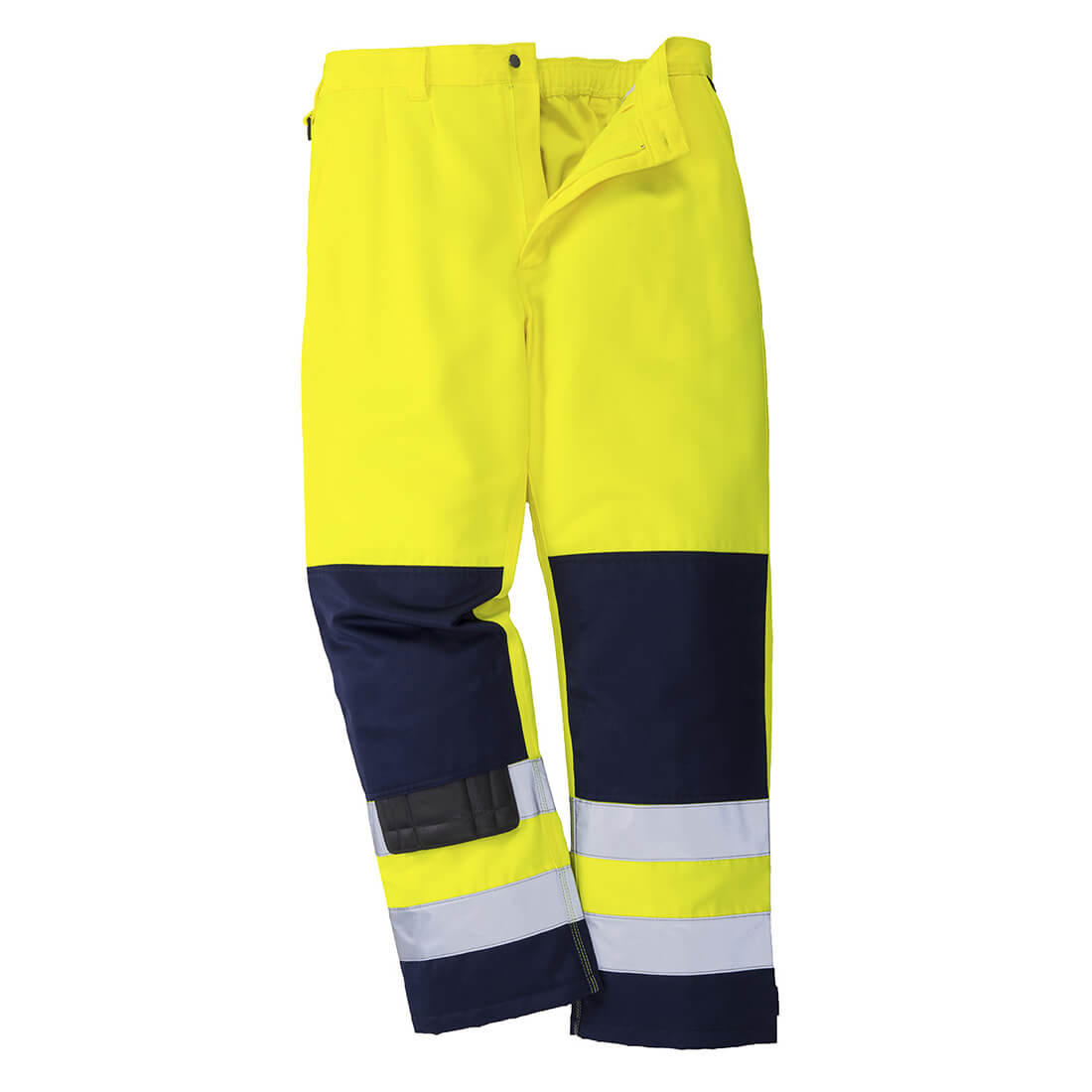 Portwest Seville Hi Vis Work Trousers Yellow / Navy XL Price Comparisons | Compare The Build