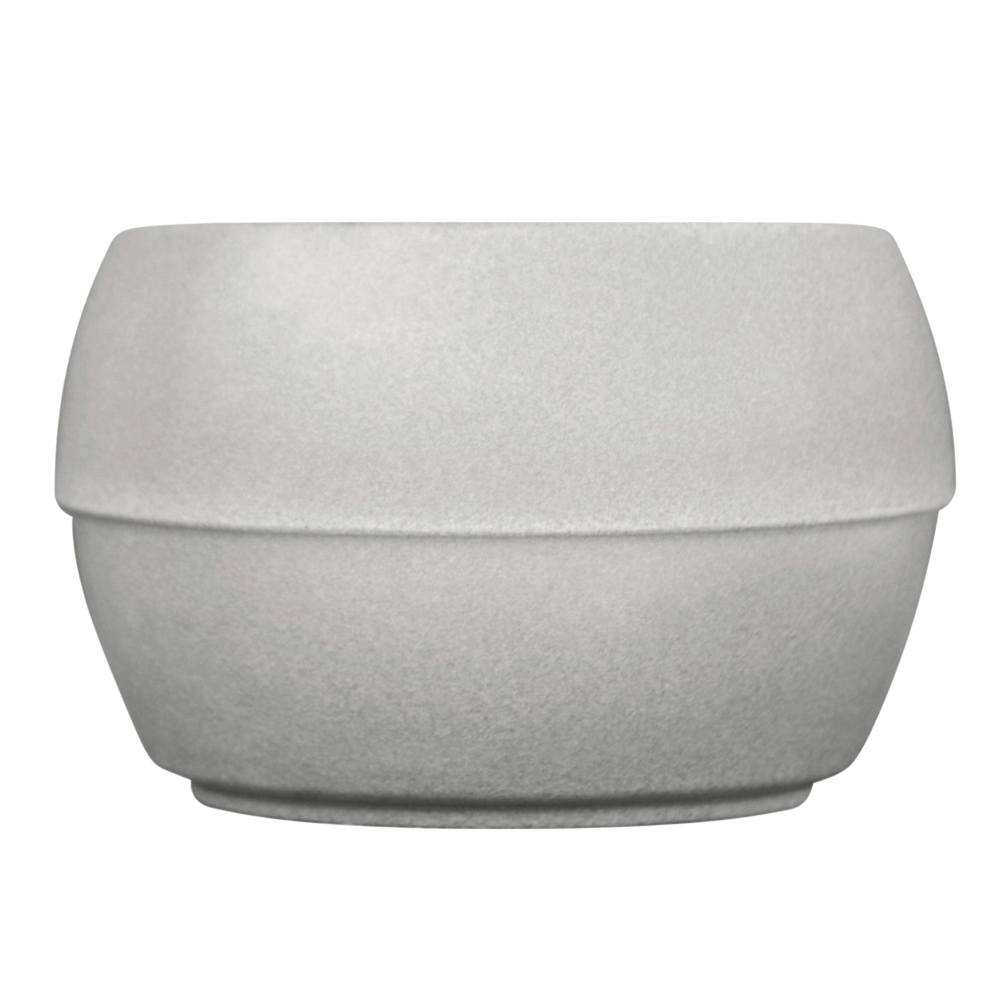 Sankey Round Plastic Light Grey Pot (H)102mm Price Comparisons | Compare The Build