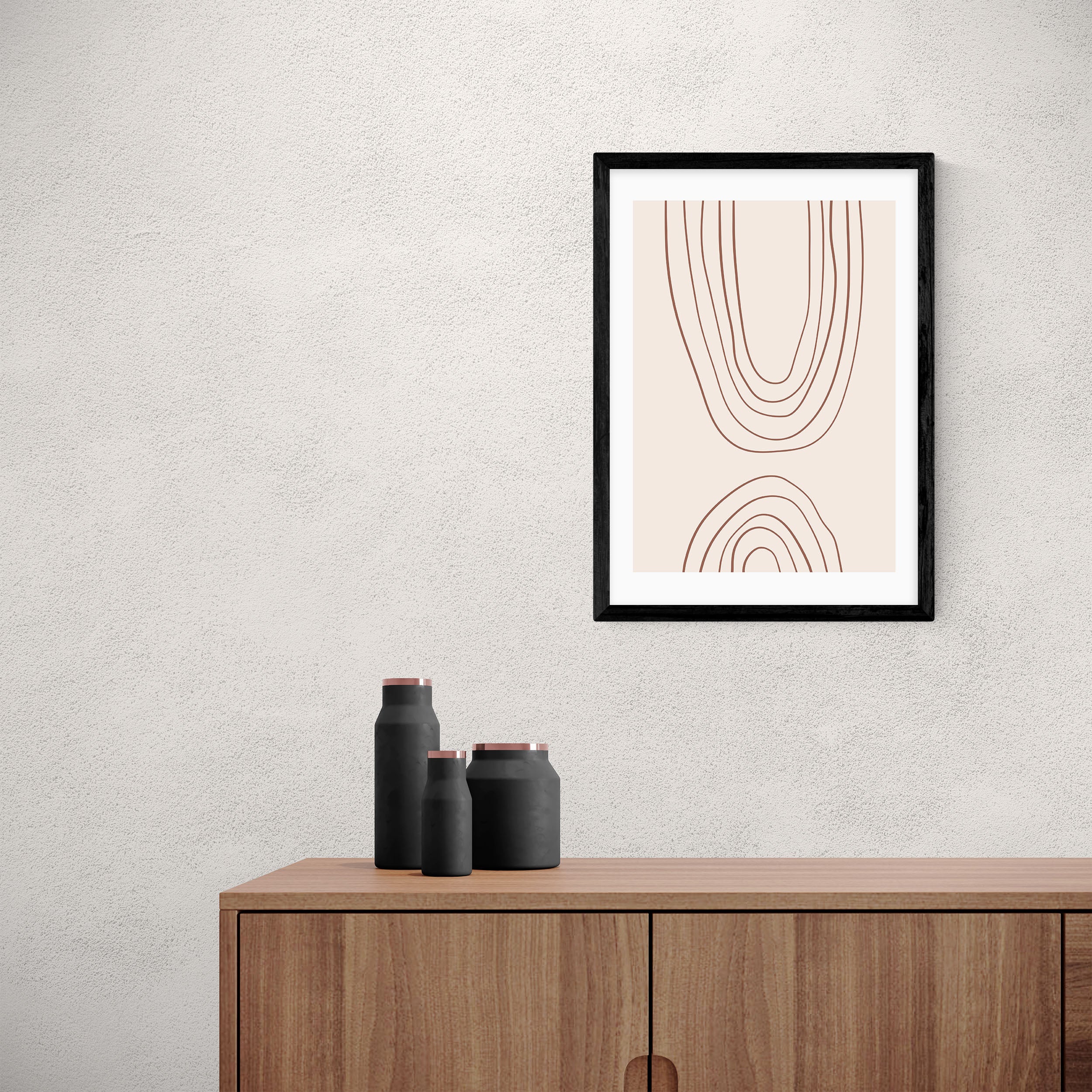 East End Prints Abstract Lines Print Natural Price Comparisons | Compare The Build