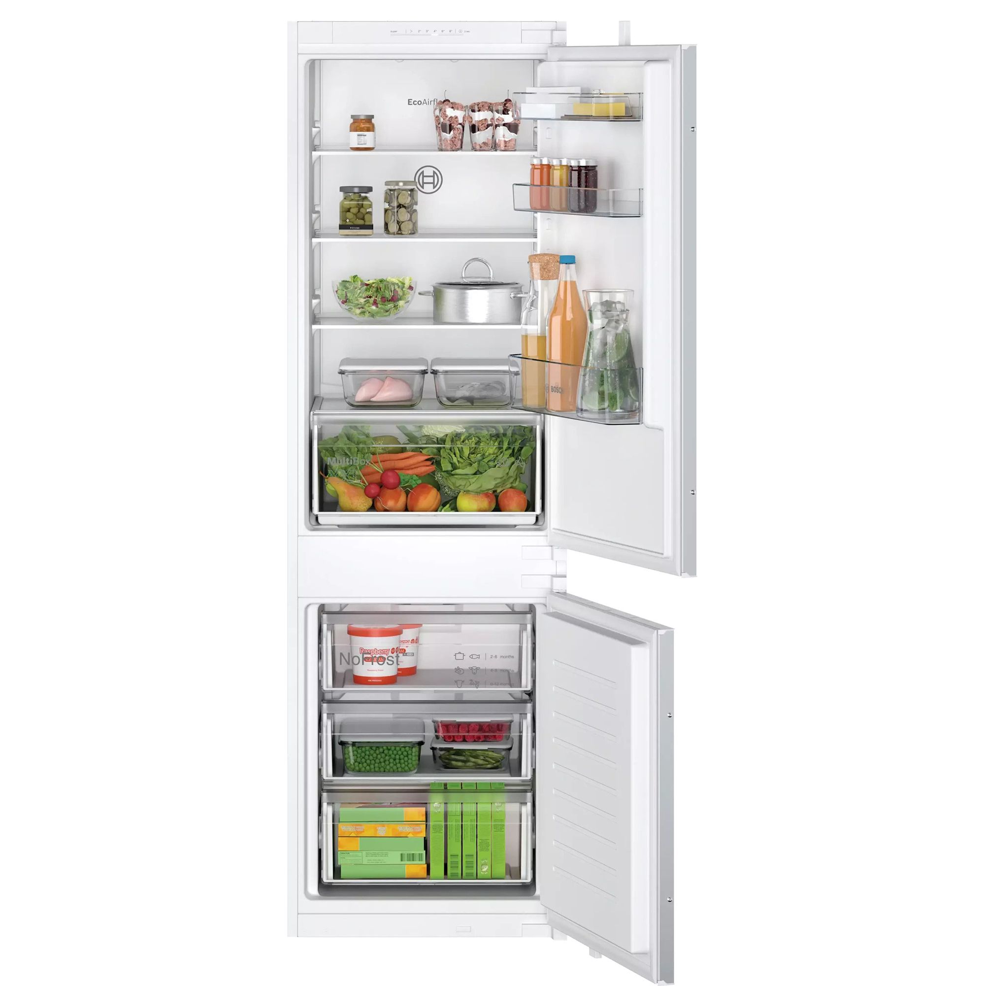 Bosch Kin86Nsf0G Serie 2 60:40 White Integrated Fridge Freezer Price Comparisons | Compare The Build