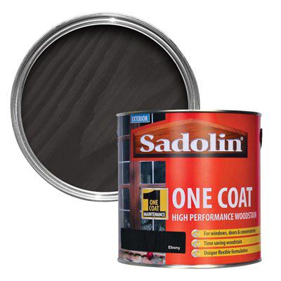 Sadolin Ebony Semi-Gloss Wood Stain, 2.5L | Compare The Build