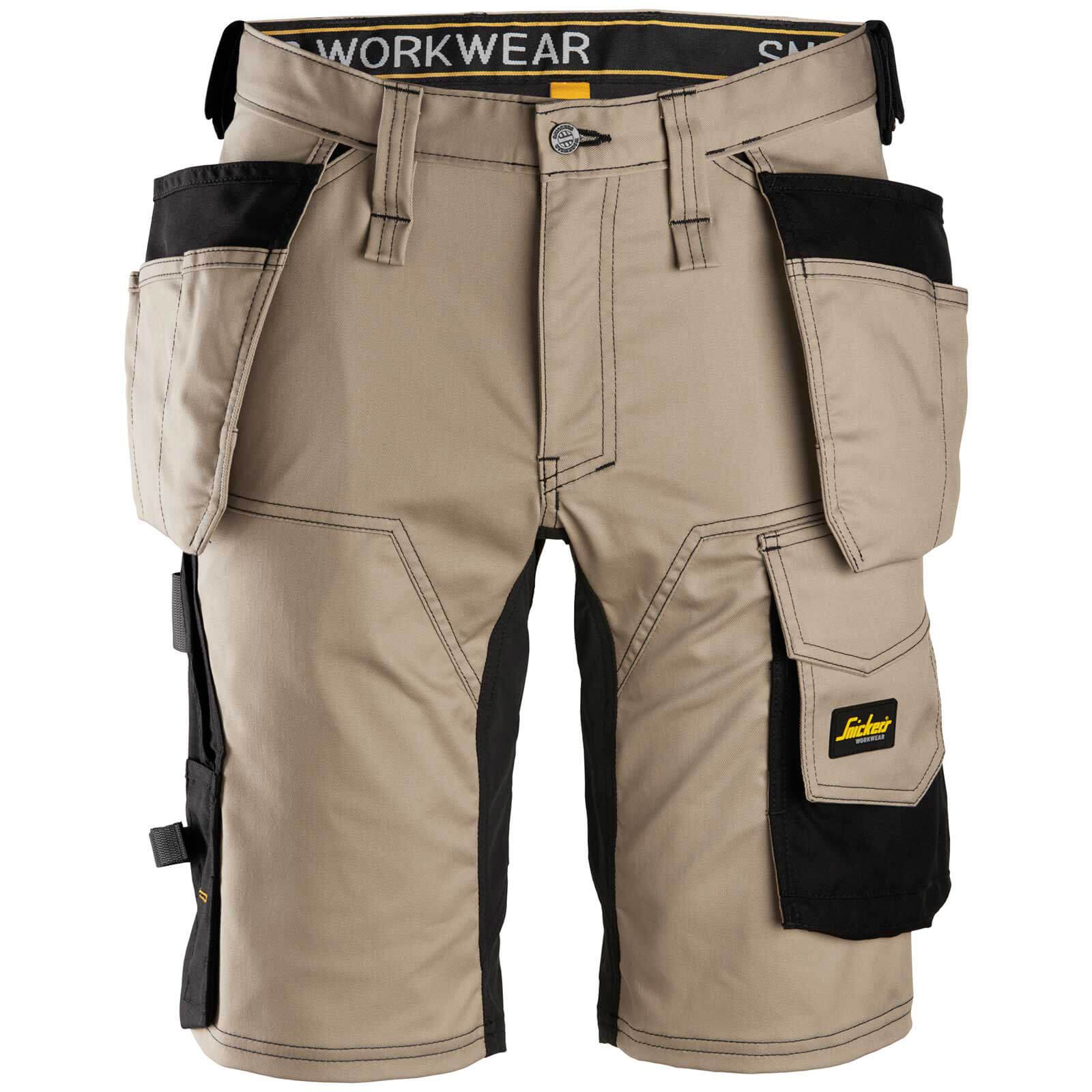 Snickers 6141 Allround Work Stretch Slim Fit Holster Pockets Shorts Khaki / Black 44" Price Comparisons | Compare The Build