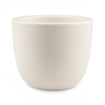 Nurgul White Clay Plant Pot (Dia)46.1Cm Price Comparisons | Compare The Build