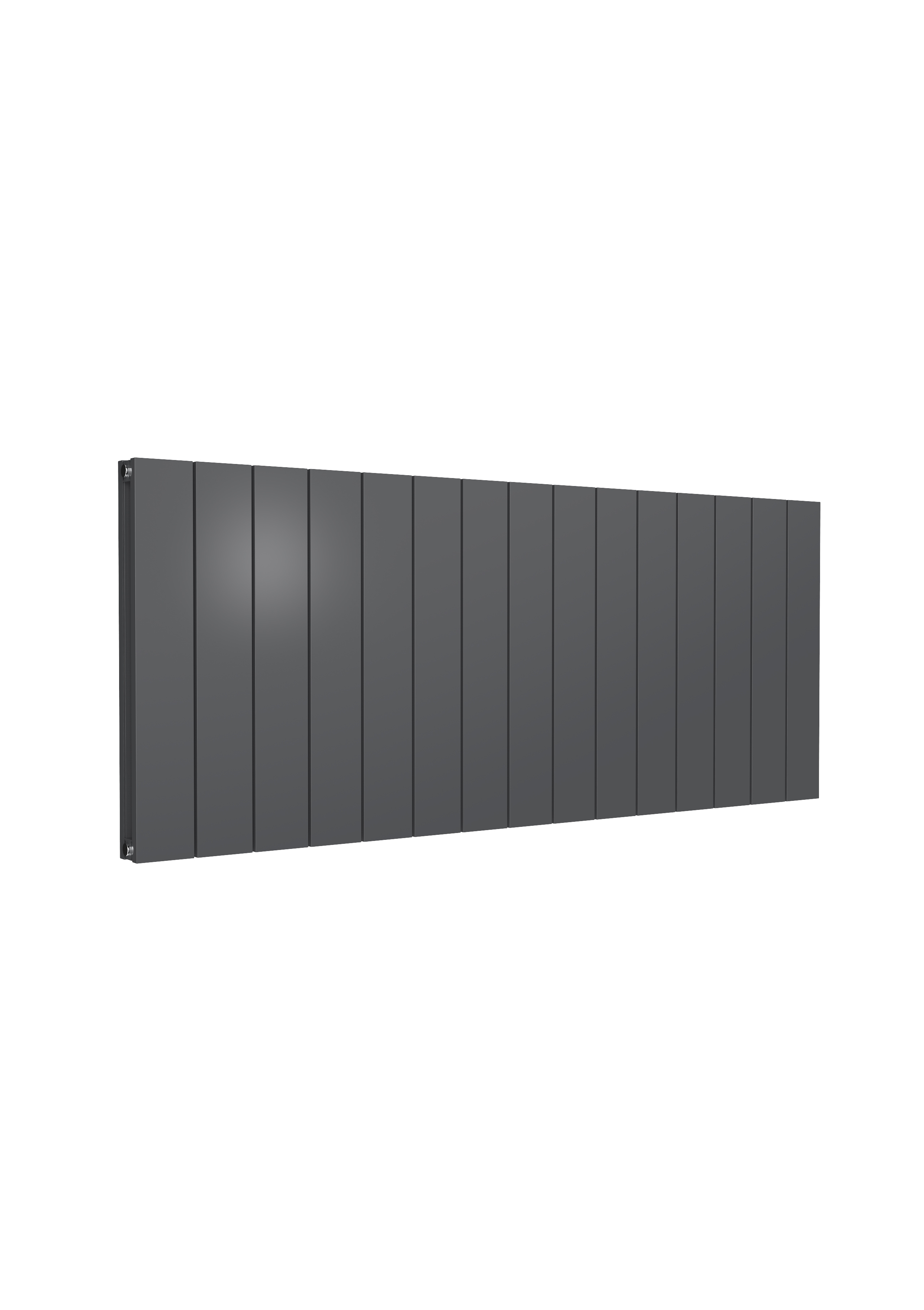 Reina Casina Horizontal Aluminium Designer Radiator, Anthracite, 600mm x 1420mm Price Comparisons | Compare The Build