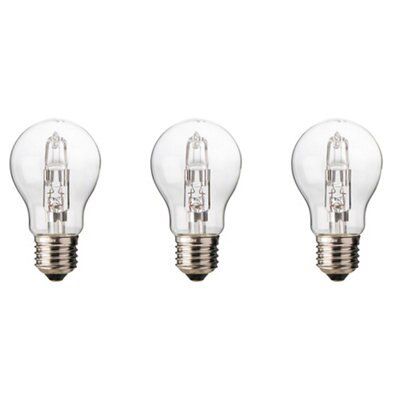 Diall E27 46W Classic Halogen Dimmable Light Bulb, Pack Of 3 Price Comparisons | Compare The Build