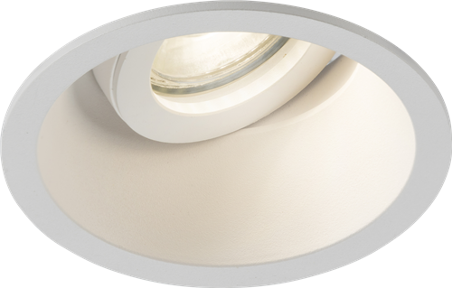 KnightsBridge Dipa Single Tilt Round Anti-Glare Downlight White Price Comparisons | Compare The Build