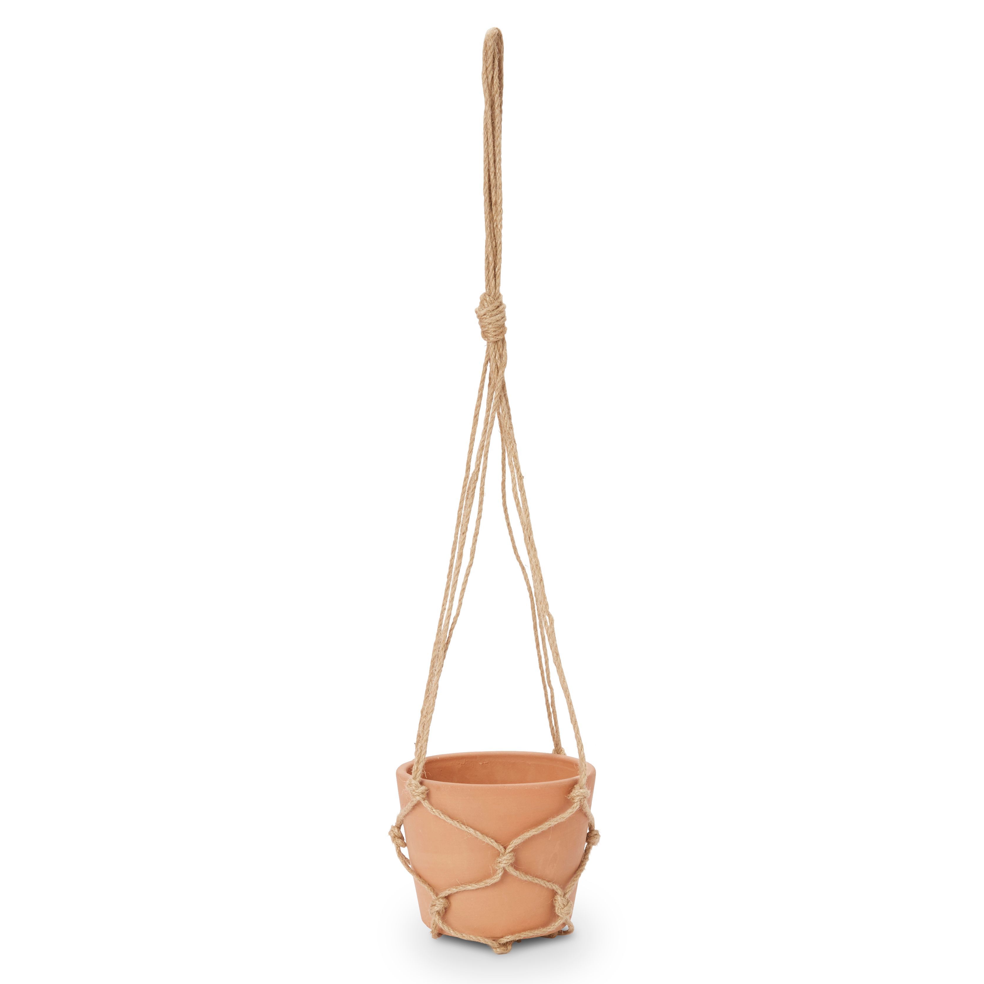 Verve Laleh Terracotta Circular Hanging Pot (Dia)15Cm | Compare The Build