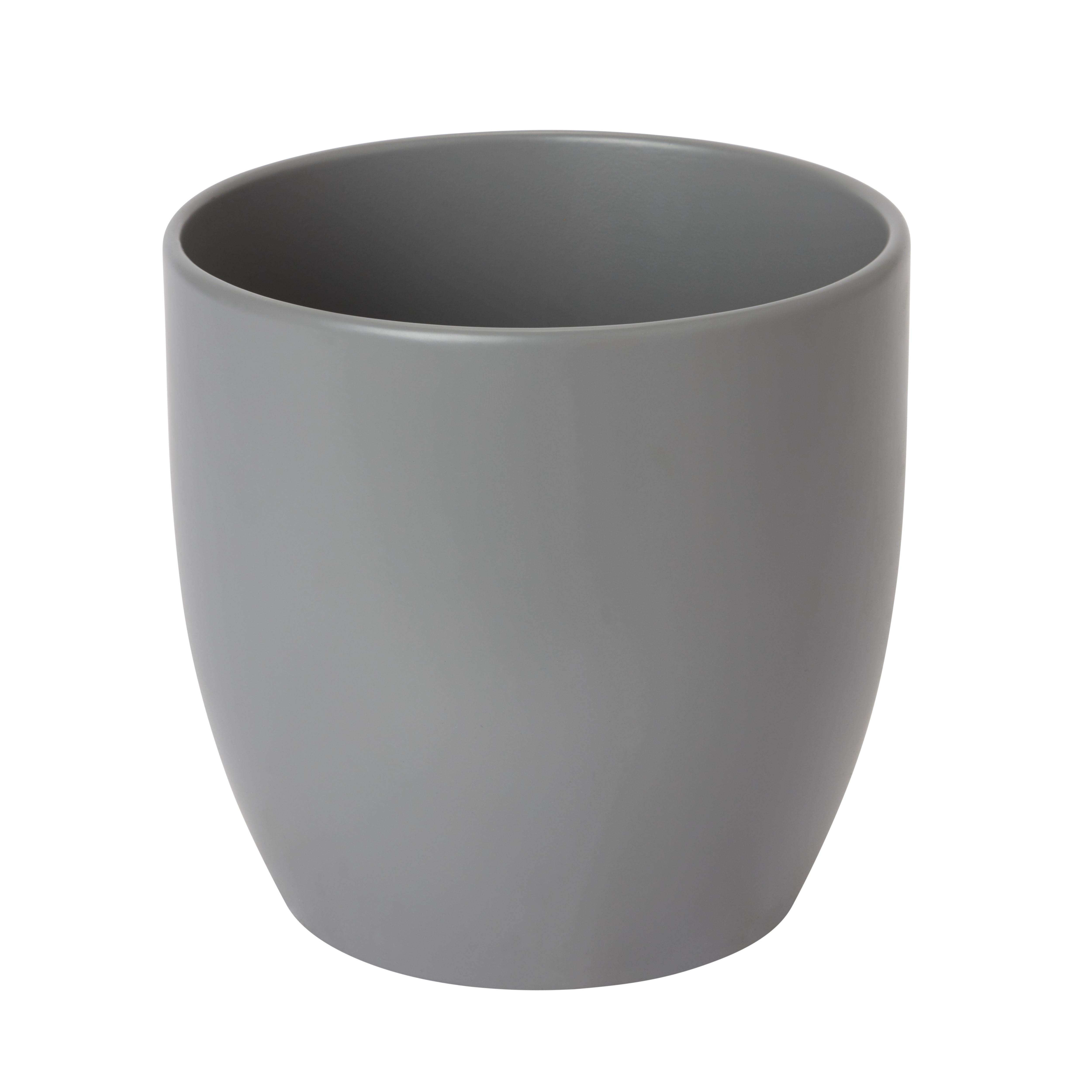 GoodHome Griffin Ceramic Round Plant Pot (Dia)19.2Cm Price Comparisons | Compare The Build