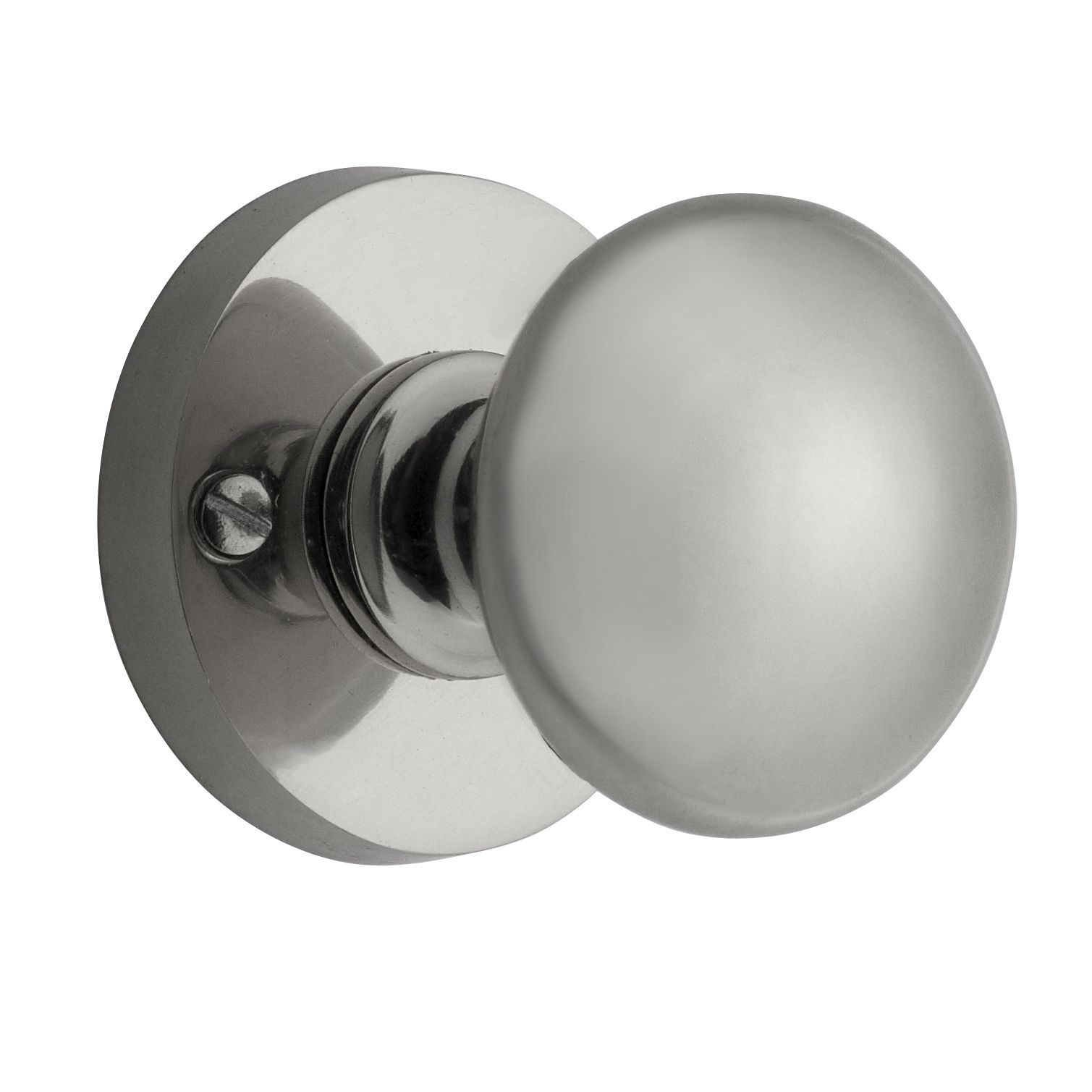 The House Nameplate Company Polished Chrome-Plated Brass Round Door Knob (Dia)70mm, Pair Price Comparisons | Compare The Build