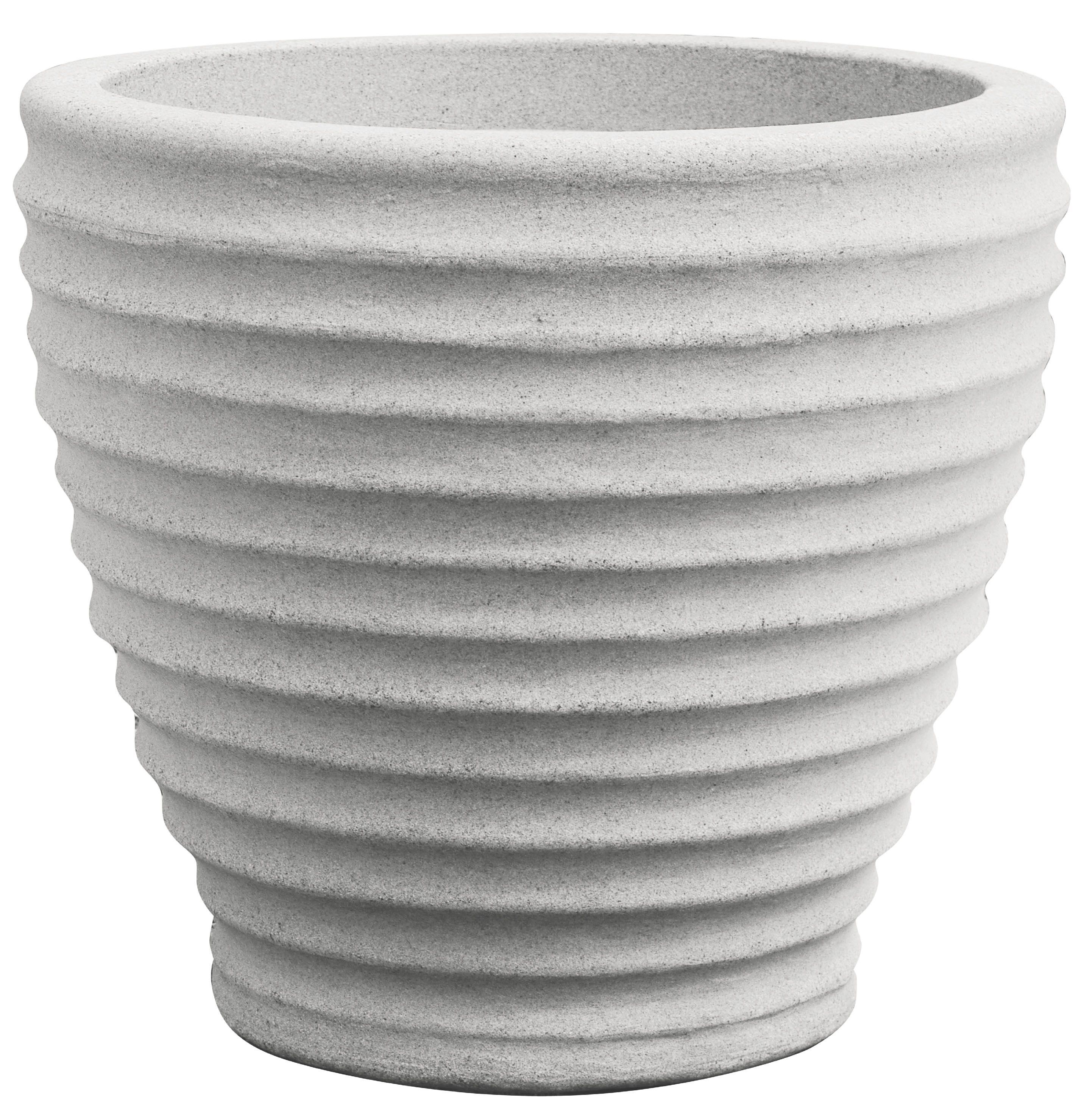 Sankey Moroccan Round Plastic Light Grey Plant Pot (H)1062mm (Dia)590mm Price Comparisons | Compare The Build