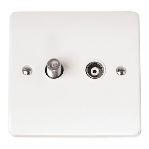 Click Mode Non-isolated Satellite and Non-isolated Coaxial Outlet CMA170 Price Comparisons | Compare The Build