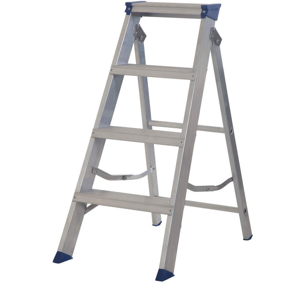 Werner 4 Tread Master Trade Stepladder - BS 2037 EN131 Professional 7140418 Price Comparisons | Compare The Build