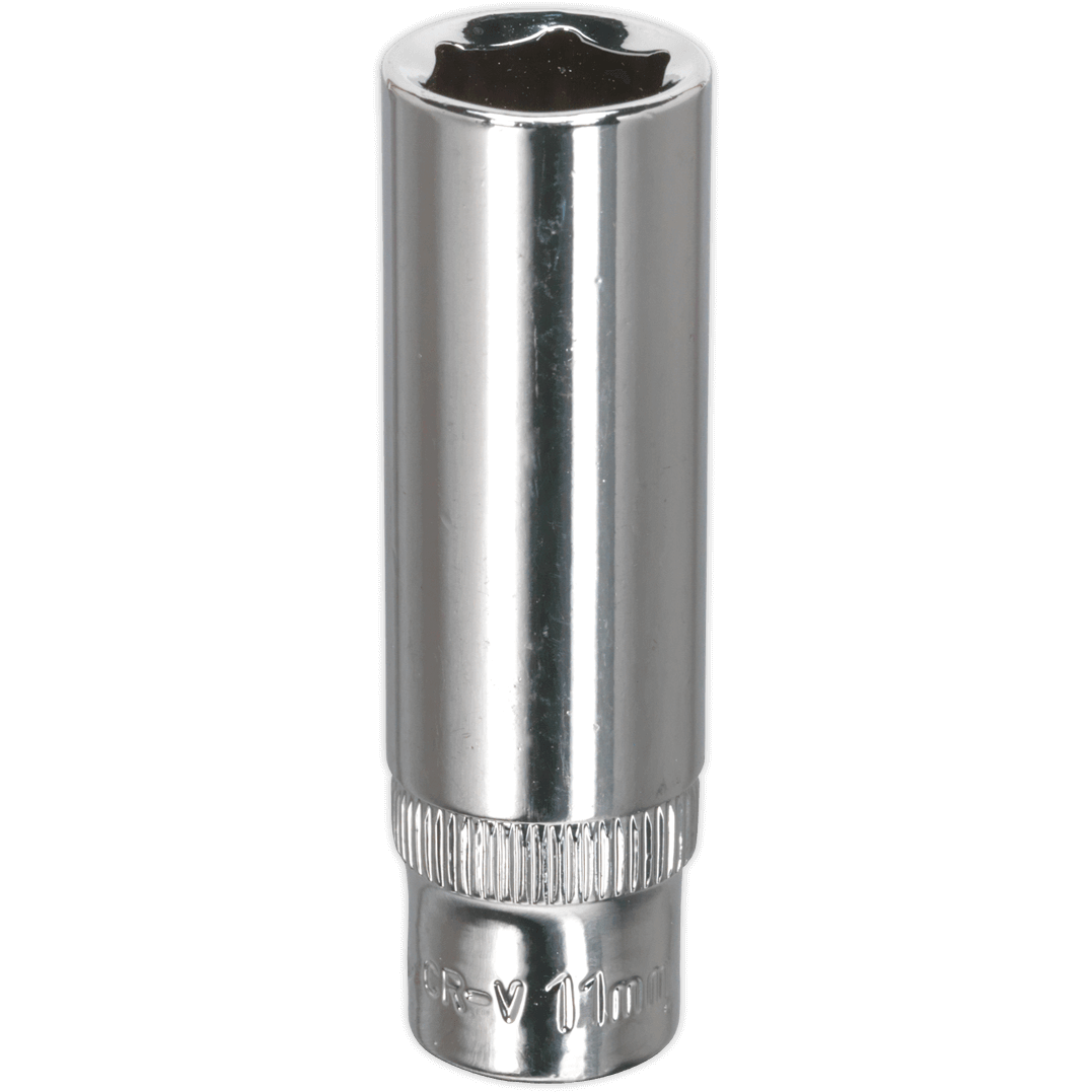 Sealey 1/4" Drive Polished Deep Hexagon WallDrive Socket Metric 1/4" 11mm Price Comparisons | Compare The Build