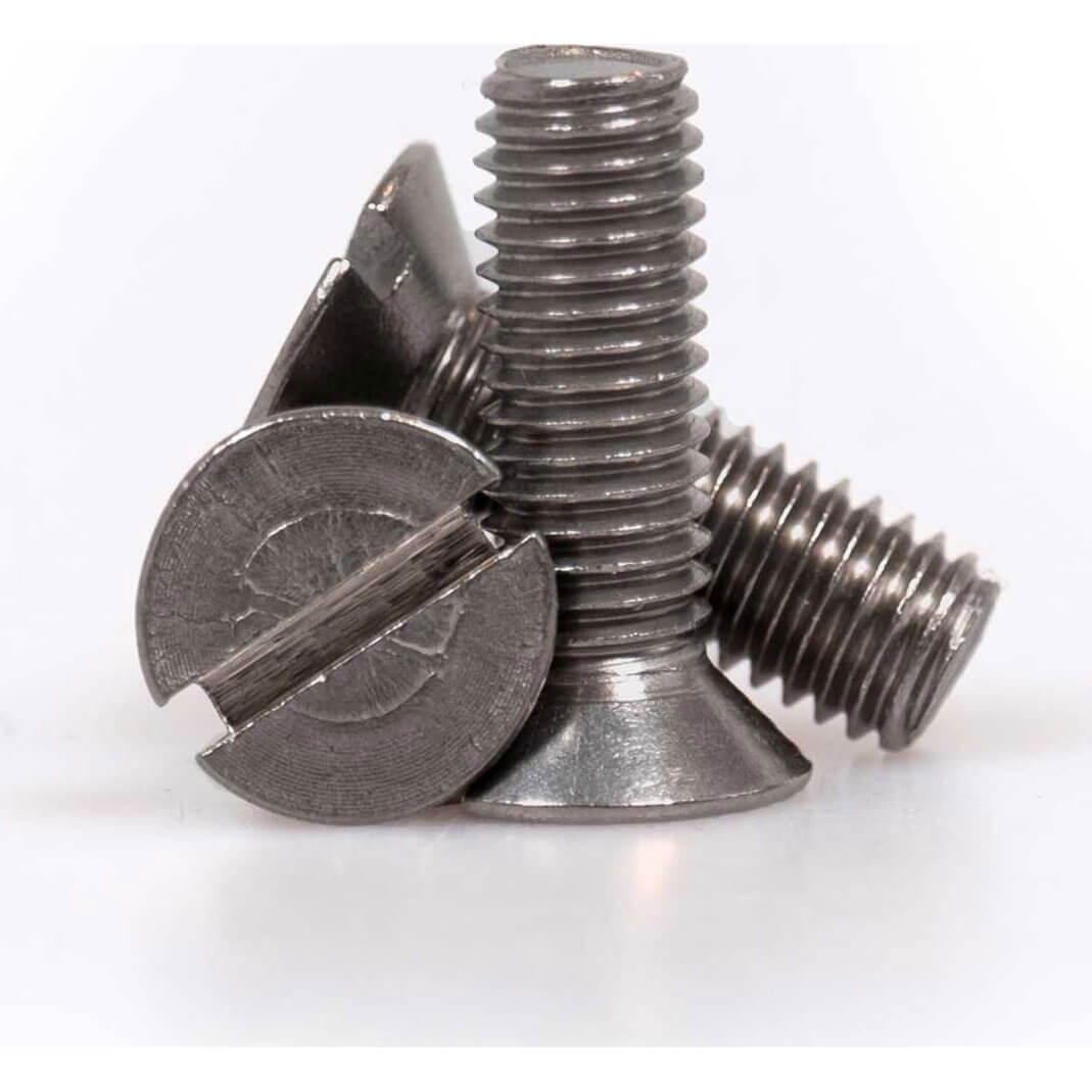 Sirius Countersunk Machine Screw Slotted A4 316 Stainless Steel M6 16mm Pack of 1 Price Comparisons | Compare The Build