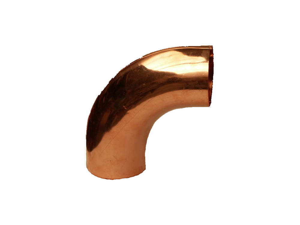 Copper Round Downpipe Bend - 85 Degree x 80mm Price Comparisons | Compare The Build