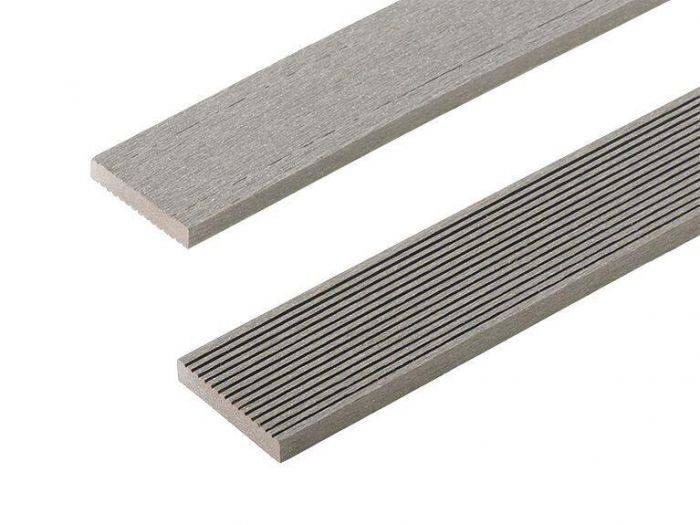 Composite Skirting Trim 2200mm x 55mm x 10mm - Stone Grey Price Comparisons | Compare The Build