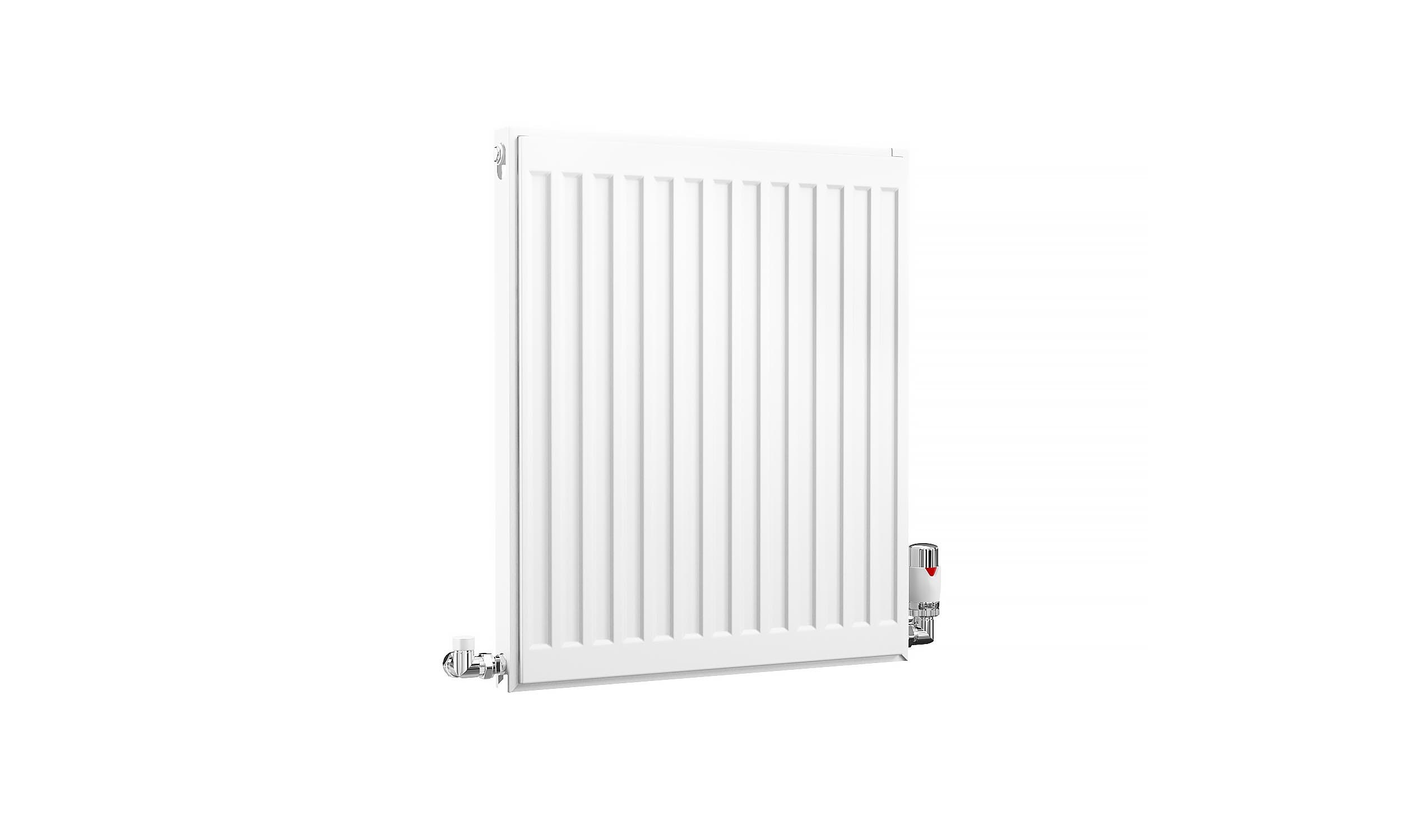 Kartell K-Rad Compact Horizontal Radiator, White, 600mm x 500mm - Single Panel, Single Convector Price Comparisons | Compare The Build