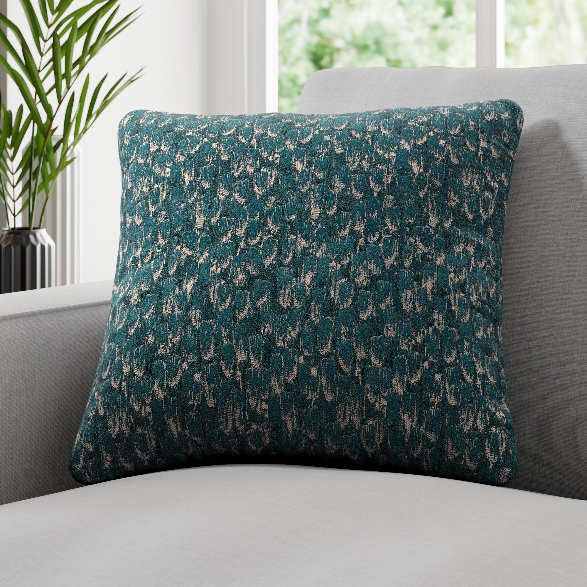 Meteor Made to Measure Cushion Cover Meteor Peacock Price Comparisons | Compare The Build