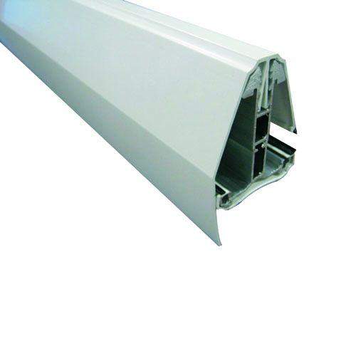Self Supporting Polycarbonate System End Glazing Bar (3.0m) - White PVC Corotherm SSBE30 Price Comparisons | Compare The Build