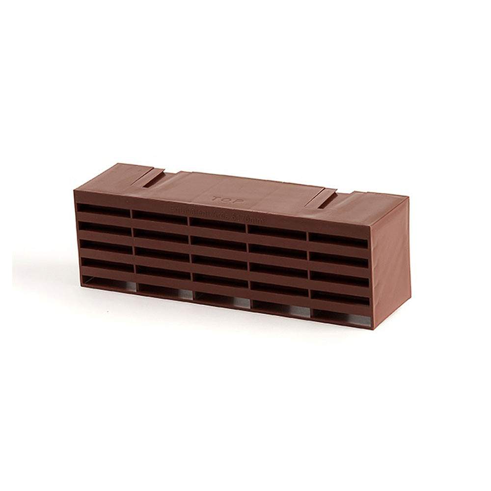 Timloc Plastic Airbrick Brown - Box of 20 1201ABBR Price Comparisons | Compare The Build