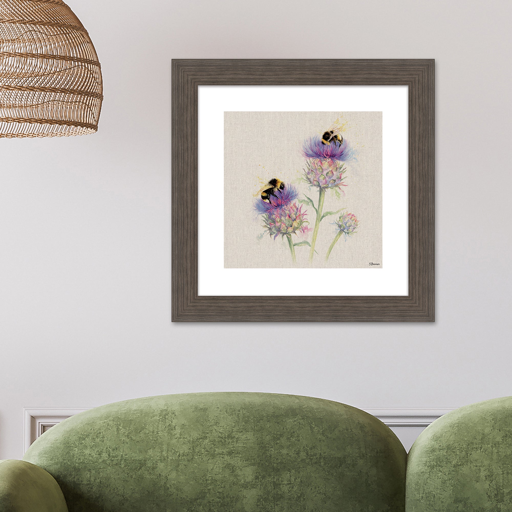 The Art Group Busy Bees Framed Print MultiColoured | Compare The Build