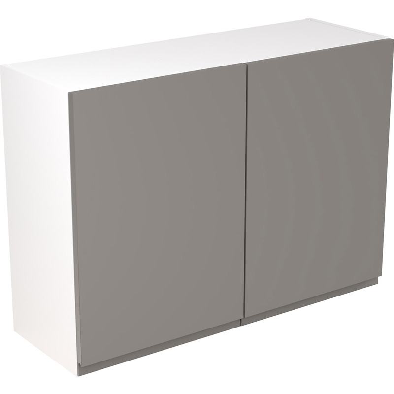 Kitchen Kit Ready Made J-Pull Kitchen Cabinet Wall Unit Ultra Matt 1000mm in Dust Grey Price Comparisons | Compare The Build