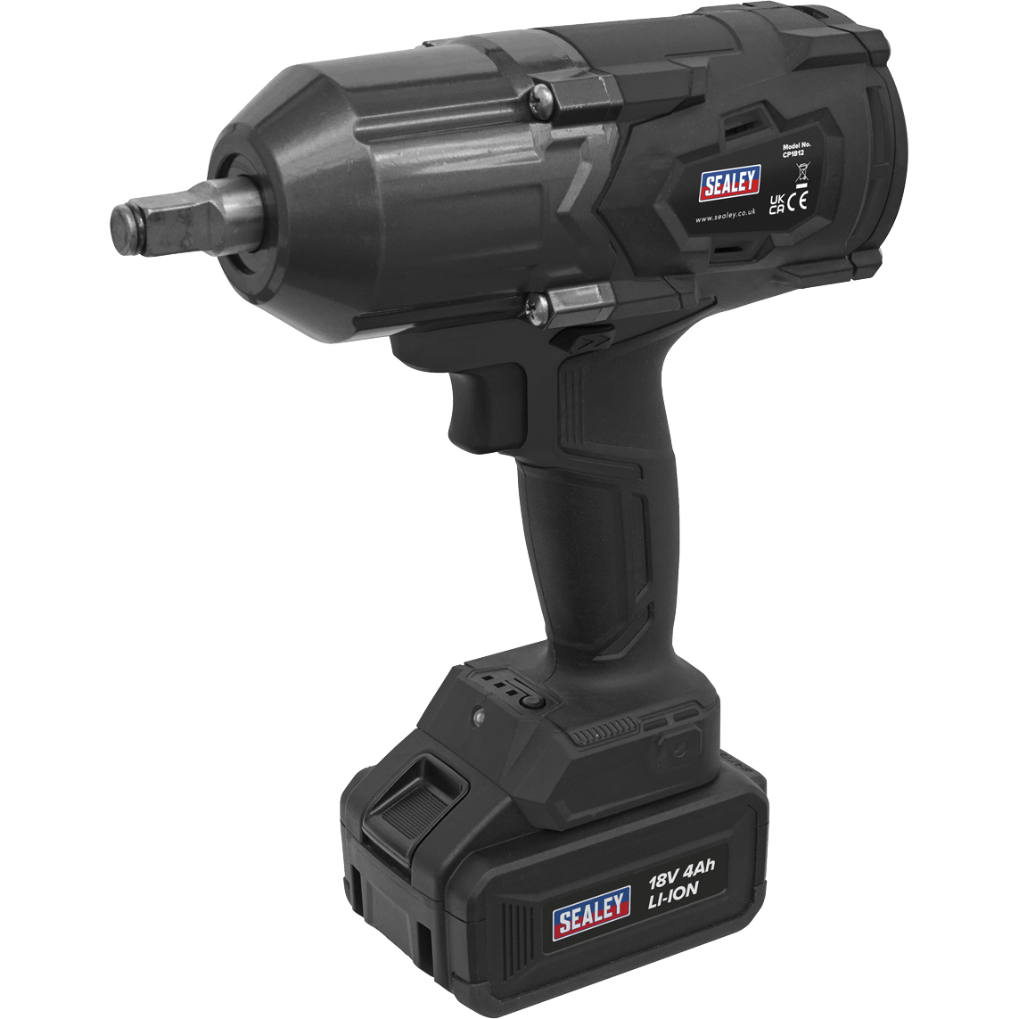 Sealey CP1812 18v Cordless Brushless 1/2" Drive Impact Wrench 1 x 4ah Li-ion Charger Case Price Comparisons | Compare The Build