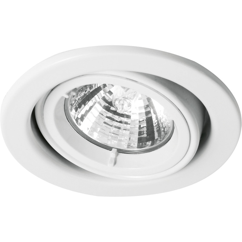 Halolite Cast Ring 240V/12V Adjustable Downlight in White Aluminium Price Comparisons | Compare The Build