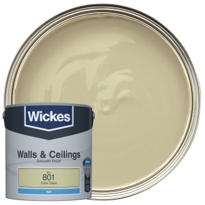 Wickes Vinyl Matt Emulsion Paint - Fawn Green No.801 - 2.5L | Compare The Build