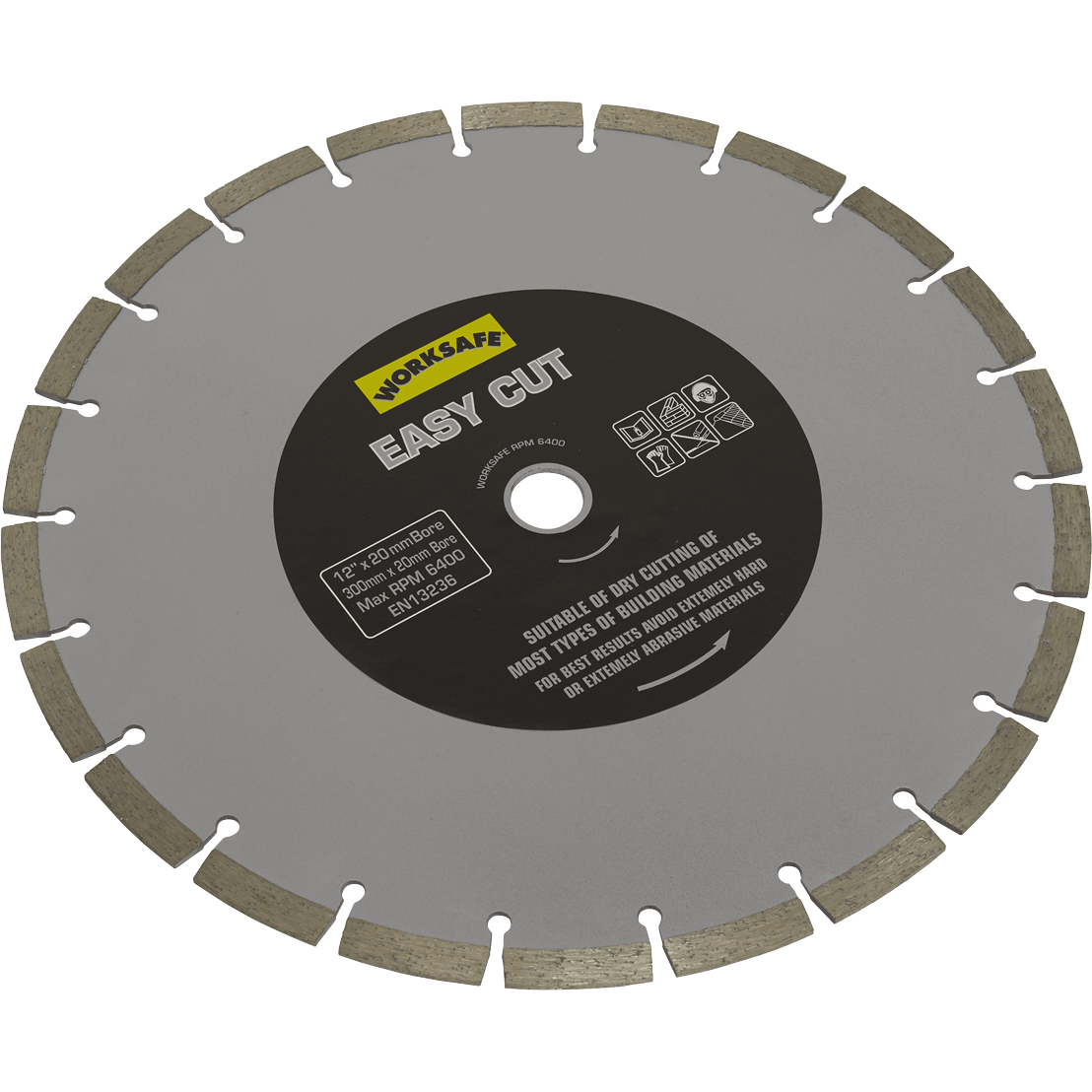 Sealey Easy Cut Segmented Diamond Cutting Disc 300mm | Compare The Build