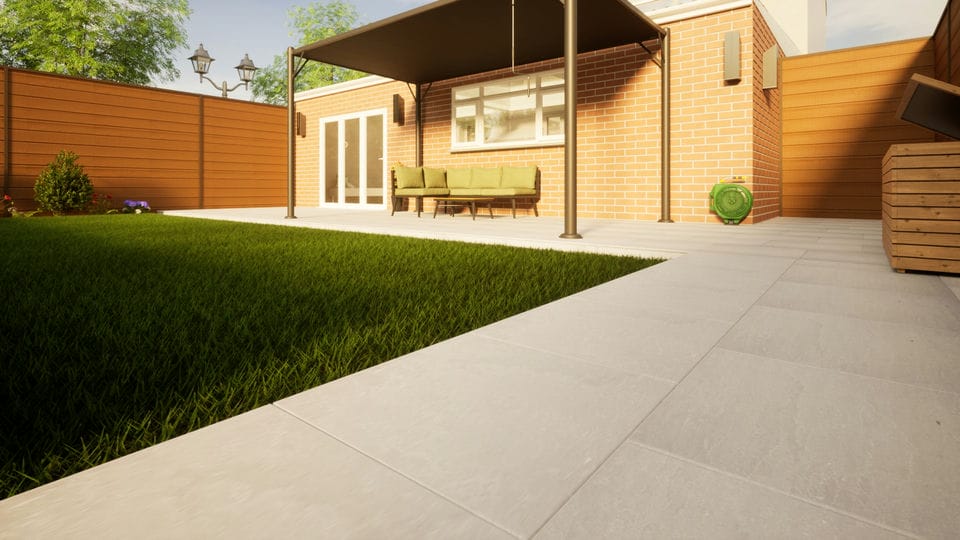 Sandstone Paving Presealed - 600mm x 600mm x 22mm Kandla Grey | Compare The Build