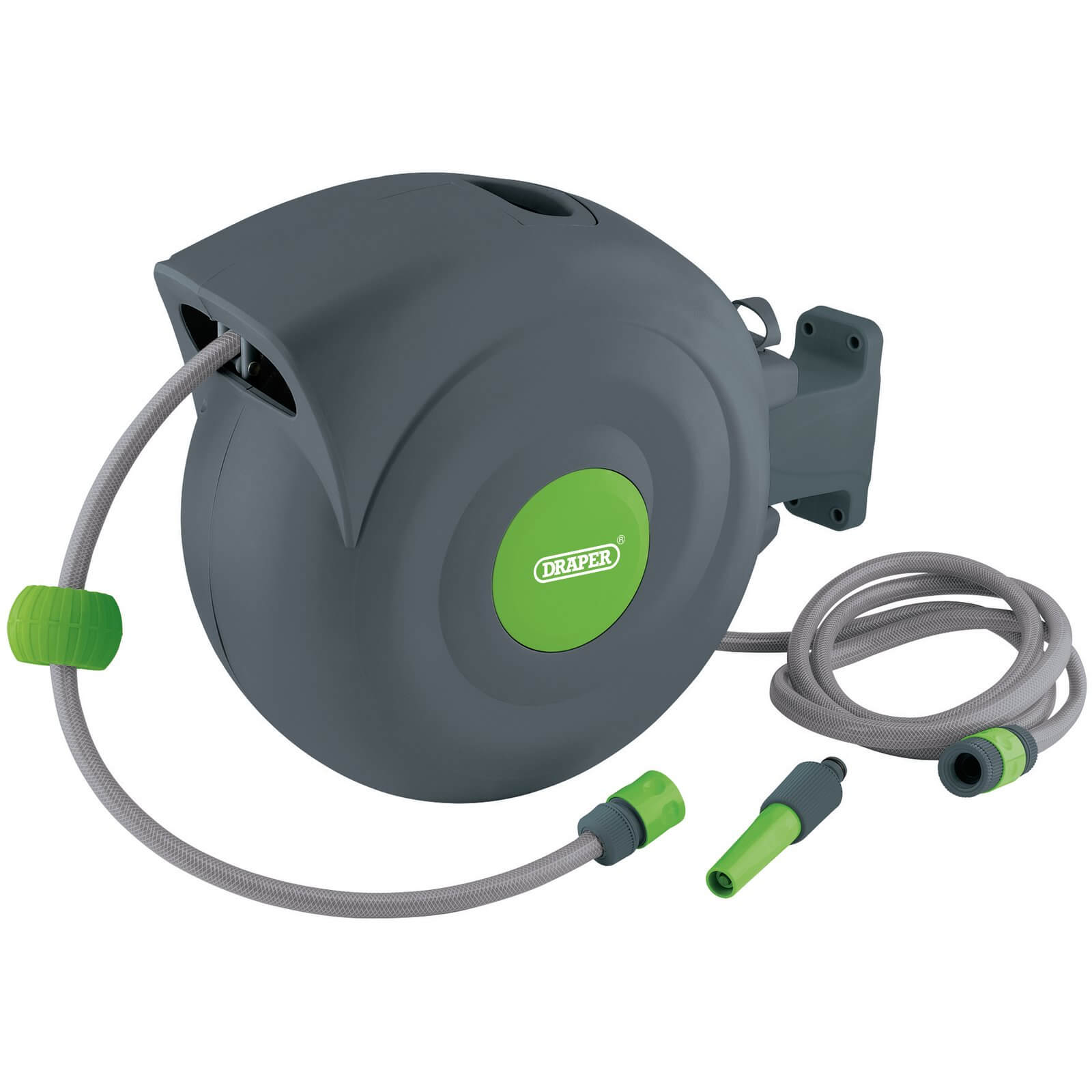 Draper Wall Mounted Auto Garden Hose Reel 1/2" / 12.5mm 20m Price Comparisons | Compare The Build