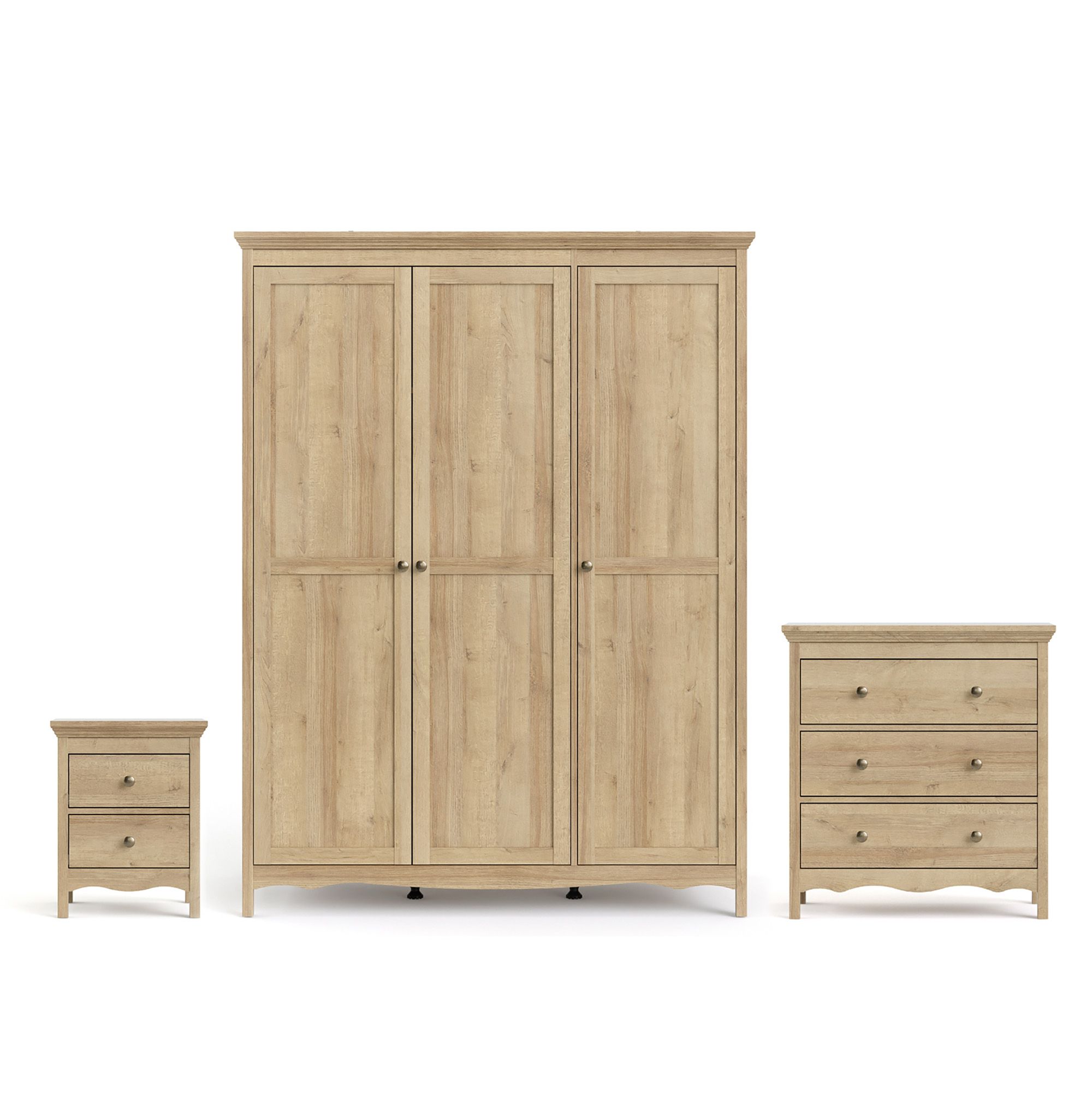 Silkeborg Matt Riviera Oak Effect Bedroom Furniture Set Price Comparisons | Compare The Build