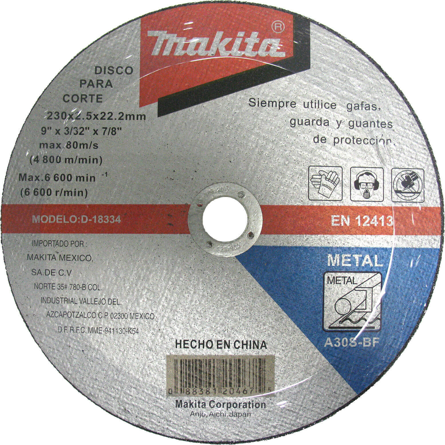 Makita Flat Metal Cutting Disc 230mm 3.2mm 22mm Price Comparisons | Compare The Build