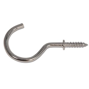 Wickes Zinc Round Cup Hook - Pack of 4 Price Comparisons | Compare The Build