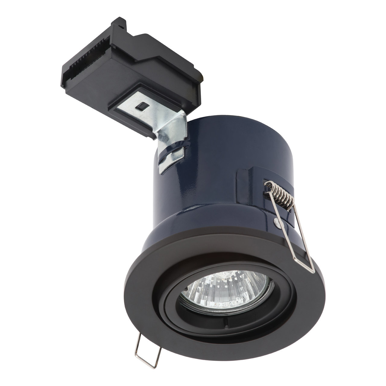 Electralite Yate Tiltable Fire Rated Downlight IP20 Matt Black Price Comparisons | Compare The Build
