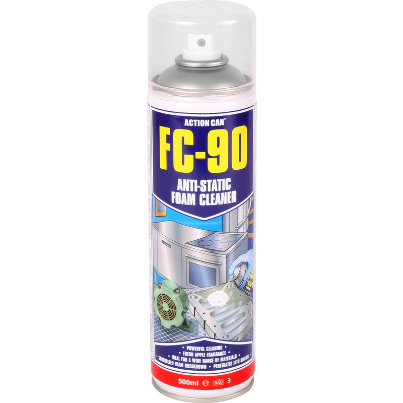 Action Can FC-90 Multi-Surface Foam Cleaner 500ml Plastic Price Comparisons | Compare The Build