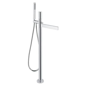 Abode Cyclo Floor Standing Bath Filler With Shower Handset - Chrome Price Comparisons | Compare The Build