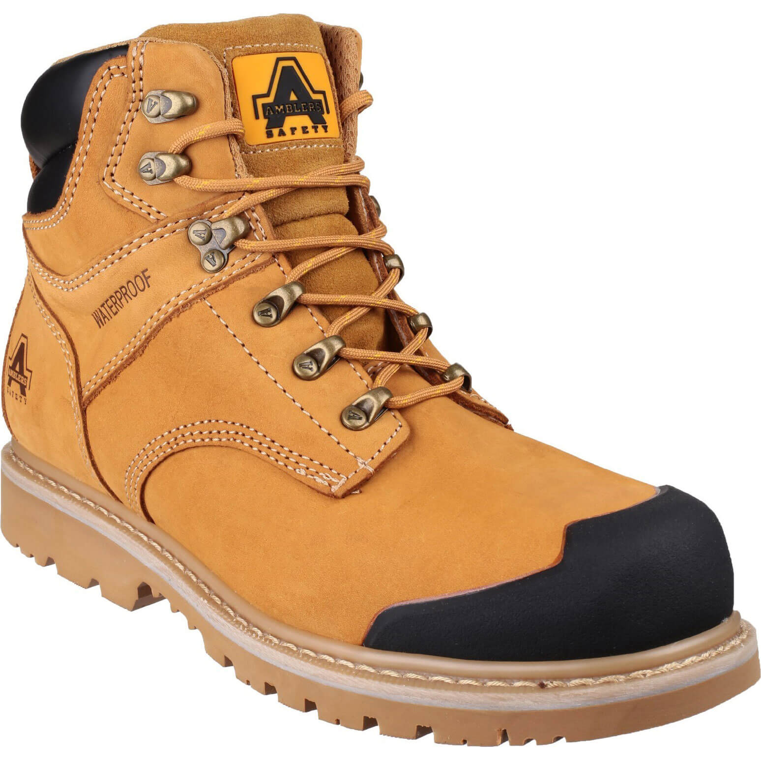 Amblers Mens Safety FS226 Goodyear Welted Waterproof Industrial Safety Boots Honey Size 13 Price Comparisons | Compare The Build