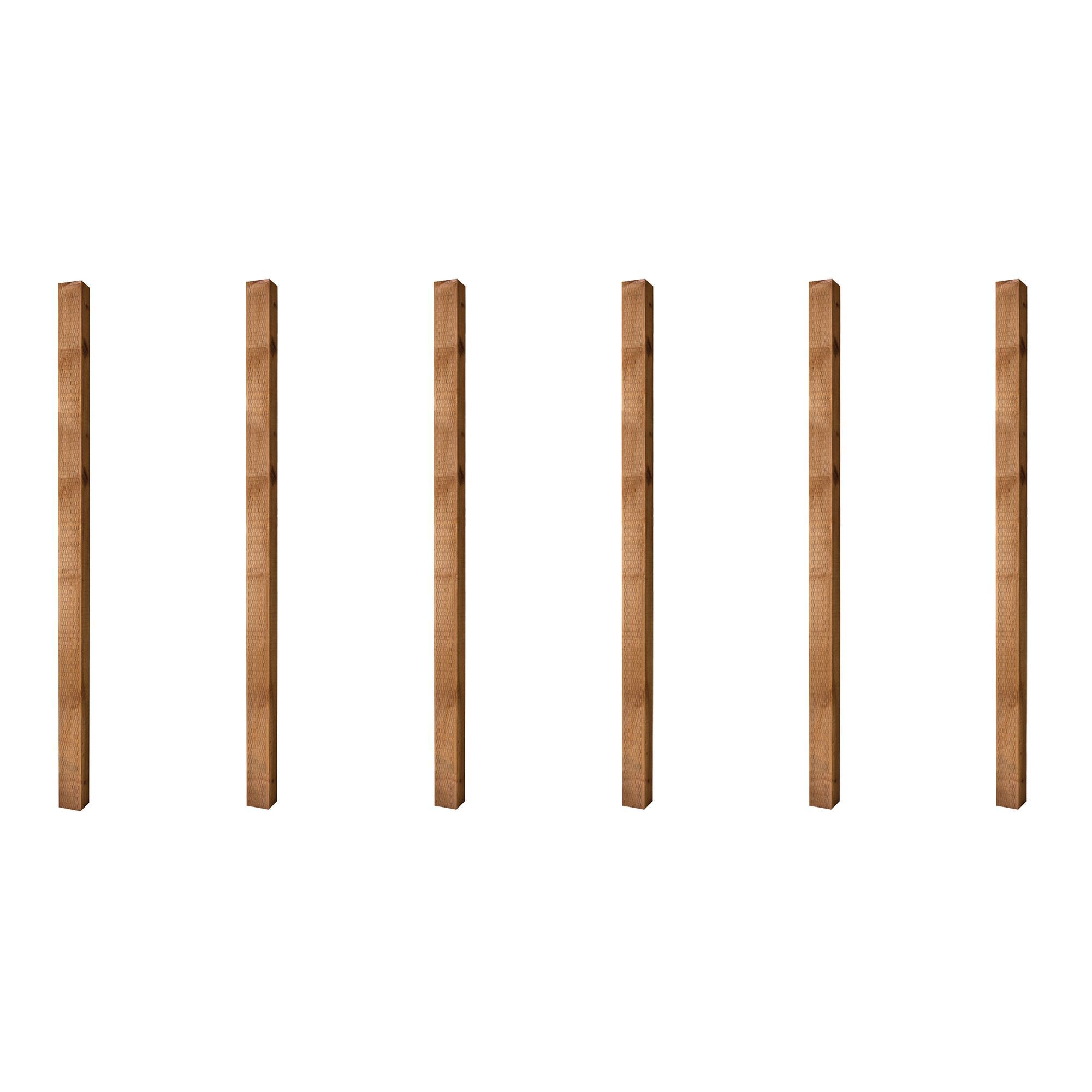 Blooma Wood Square Fence Post (H)2.4M (W)90mm, Pack Of 6 Price Comparisons | Compare The Build