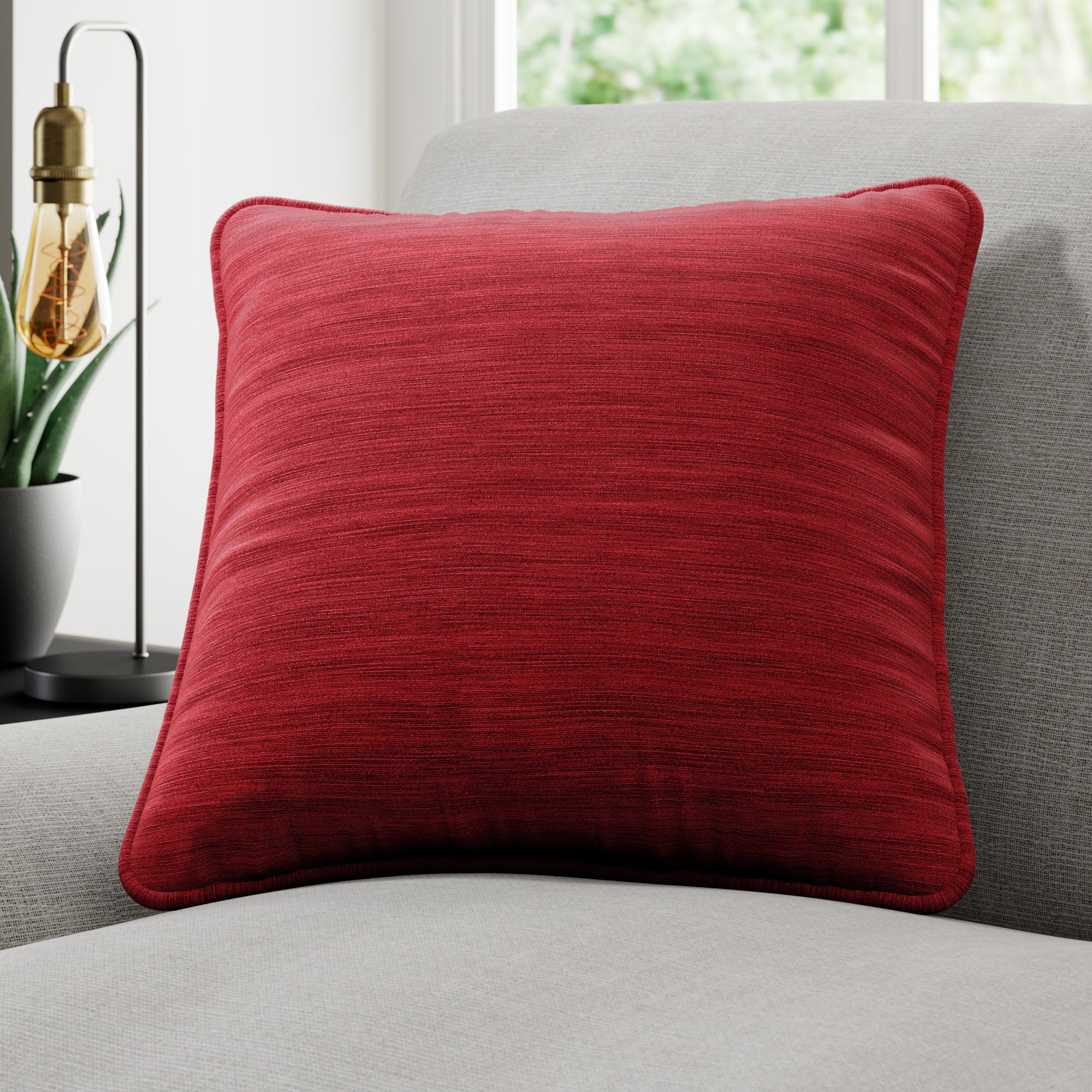 Austen Recycled Polyester Made to Measure Cushion Cover Austen Cherry Price Comparisons | Compare The Build