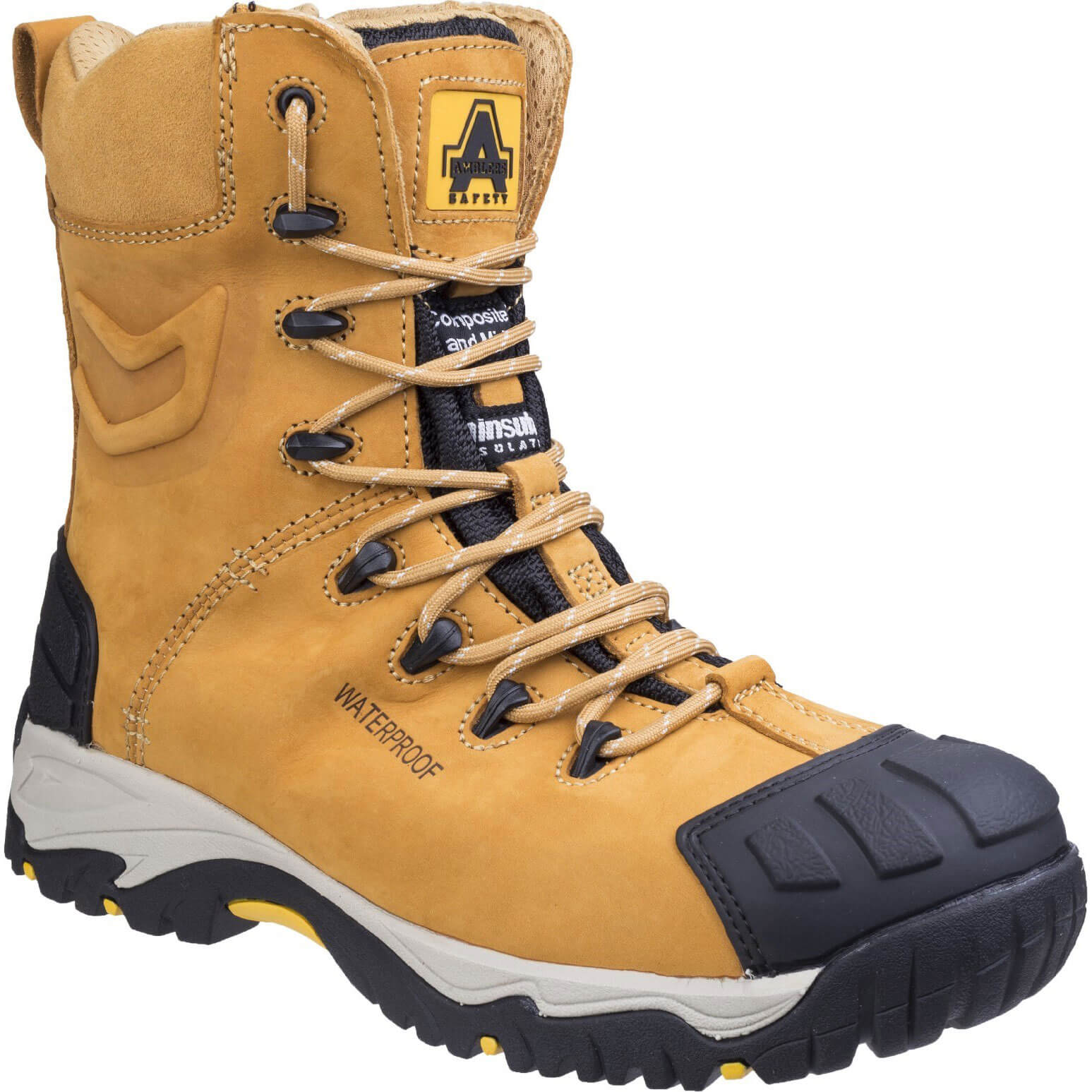 Amblers Mens Safety FS998 Waterproof Safety Boots Honey Size 11 | Compare The Build