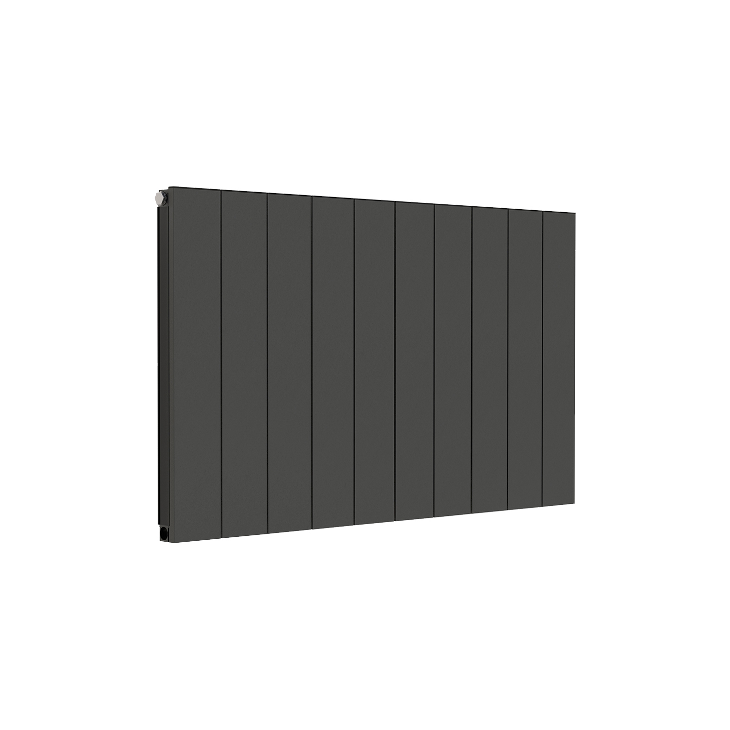 Towelrads Ascot Aluminium Horizontal Radiator, Anthracite, 600mm x 1227mm Price Comparisons | Compare The Build